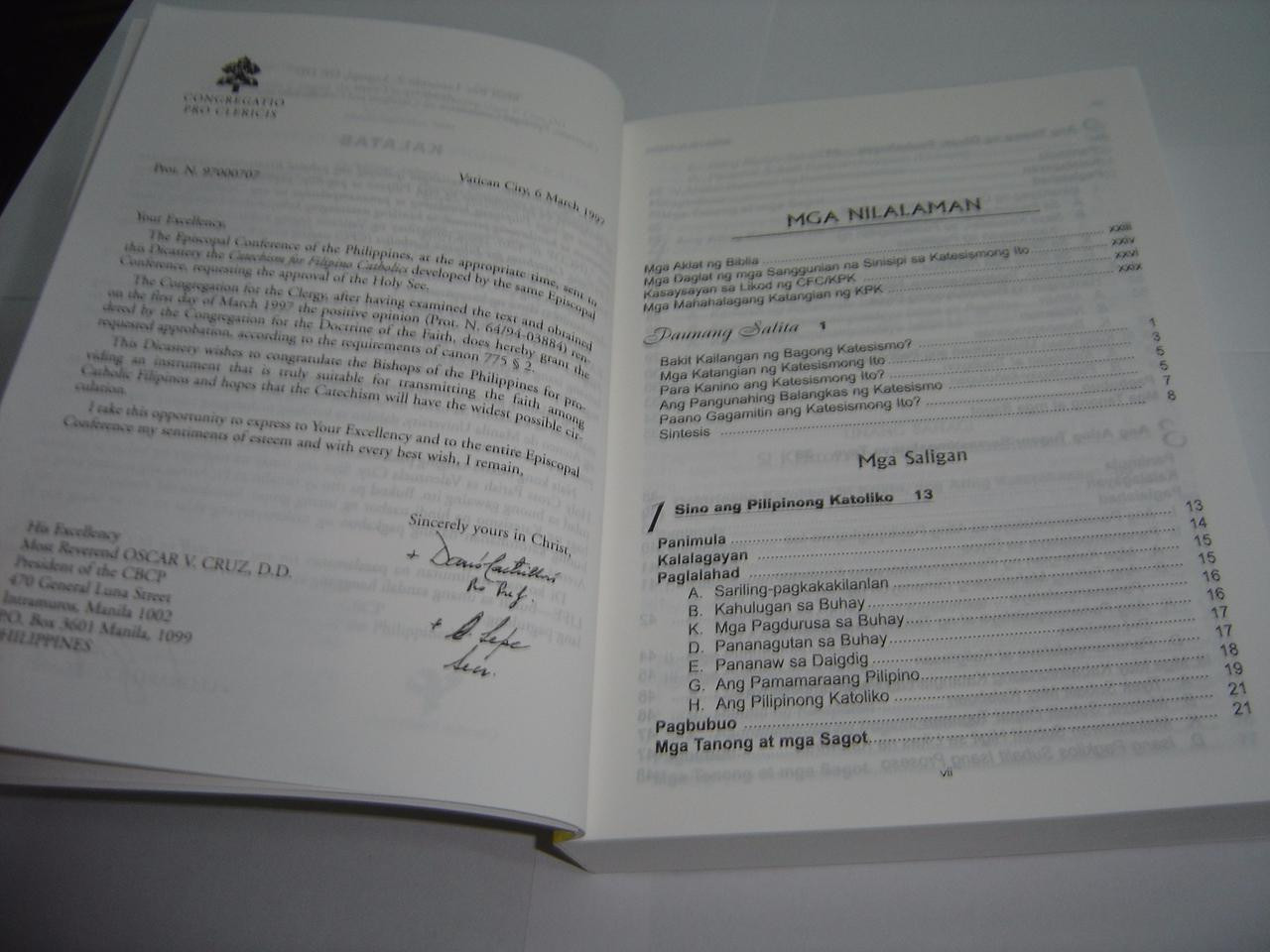 Katesismo Para Sa Mga Pilipinong Katoliko Catechism For Filipino Catholics Tagalog Language Bibleinmylanguage