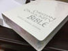 WHITE Christian Community Bible with Study Notes  Weddings 