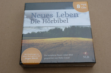 German Audio Bible on 8 Mp3 Cds / NLB Version / Neues Leben - Die Hörbibel - Mp3 Format / Die komplette Neues Leben Bibel gesprochen von Heiko Grauel (Bibletext) und Jurgen Werth (Einleitungen)