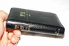 Chinese Pocket Size Bible CNV / Black Leather Bound Very Small / Traditional Character / Shen Edition / Zipper with Golden Edges, and Thumb Index / Chinese New Version Text