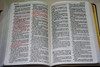 Brown Hungarian Karoli Bible Words of Christ in Red / Hungarian KJV Bible / Szent Biblia Károli Gáspár / Lots of Maps, Charts, Midsize Standard Közepes Barna 