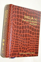 Biblia ng Sambayanang Pilipino / Christian Community Bible in Tagalog Language / Katolikong Edisyong Pastoral - Catholic Pastoral Edition / Color Maps, Thumb Index, BROWN Cover 