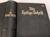 Die Bibel / Nazi Era German Bible from 1935 / Significant Bible Print from Stuttgart Printed under Hitler as dictator of Nazi Germany / D.Marin Luthers translation / Württembergische Bibelgesellschaft / Die Hilige Schrift (1935GermanBible)