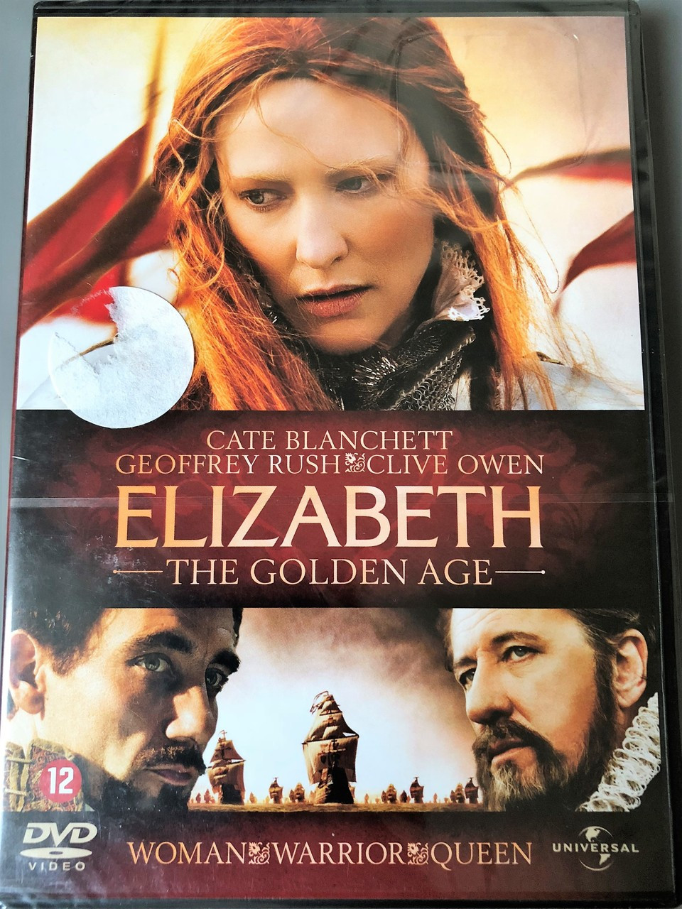 Elizabeth - The golden age DVD 2007 / Directed by Shekhar Kapur / Cate  Blanchett as Queen Elizabeth I / Geoffrey Rush as Francis Walsingham /  Clive Owen as Sir Walter Raleigh /