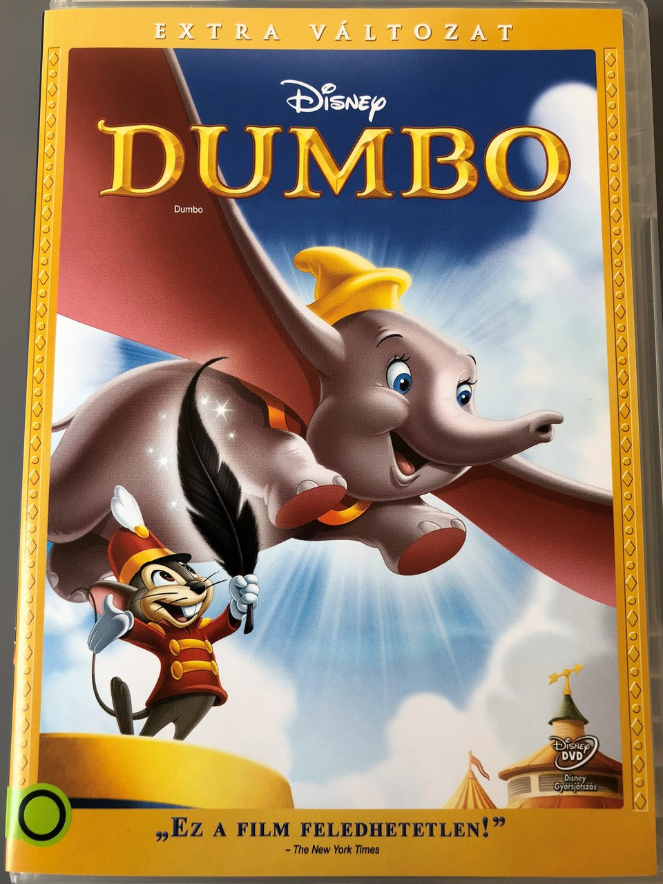 Dumbo DVD 1941 - Hungarian Jubileumi kiadás / Audio: English, Hungarian /  Directed by Ben Sharpsteen / Produced by Walt Disney - bibleinmylanguage