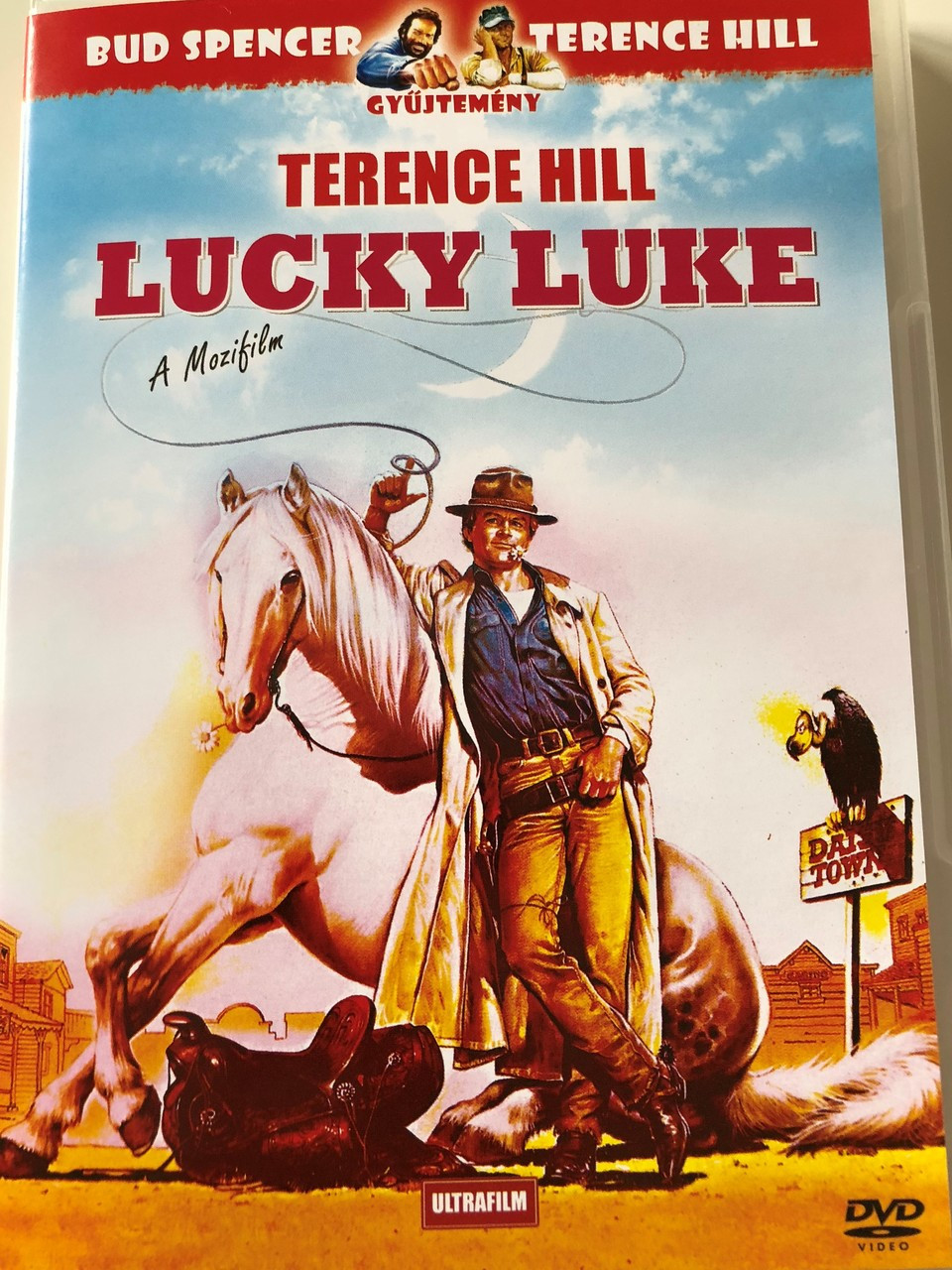 Lucky Luke DVD 1991 / Audio: English and Hungarian / Subtitle: Hungarian /  Starring: Terence Hill, Nancy Morgan, Roger Miller, Fritz Sperberg /  Directed by: Terence Hill - bibleinmylanguage