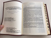  Russian language Holy Bible / Библия - книги священного писания / Synodal Translation / Ukrainian Bible Society 2012 / Vinyl bound, Golden Edges, Thumb index (9789664120194) 