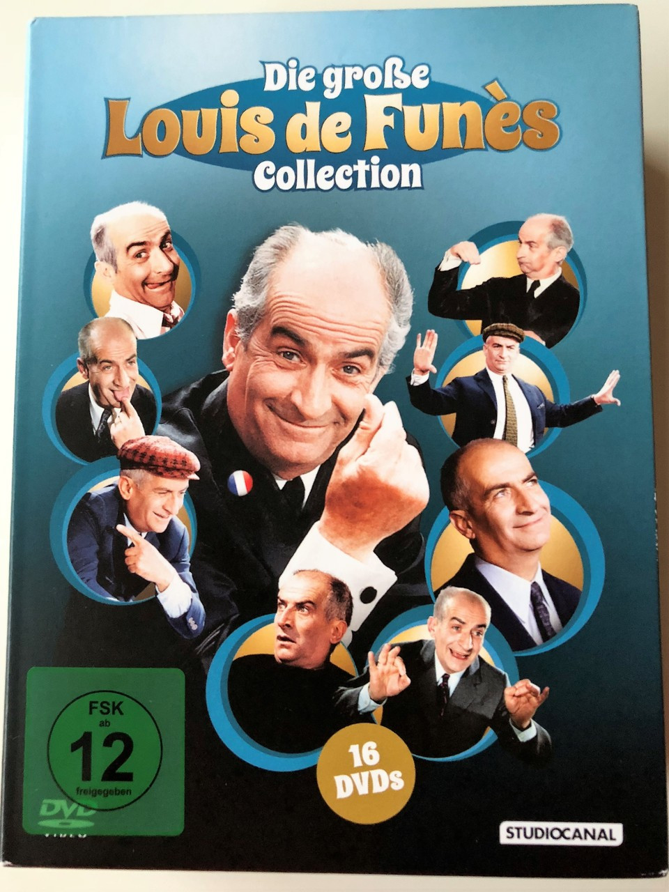 The BIG Louis de Funès DVD BOX / Die große Louis de Funès Collection 16 DVDs  / Audio Options: French or German / Subtitle: German - bibleinmylanguage