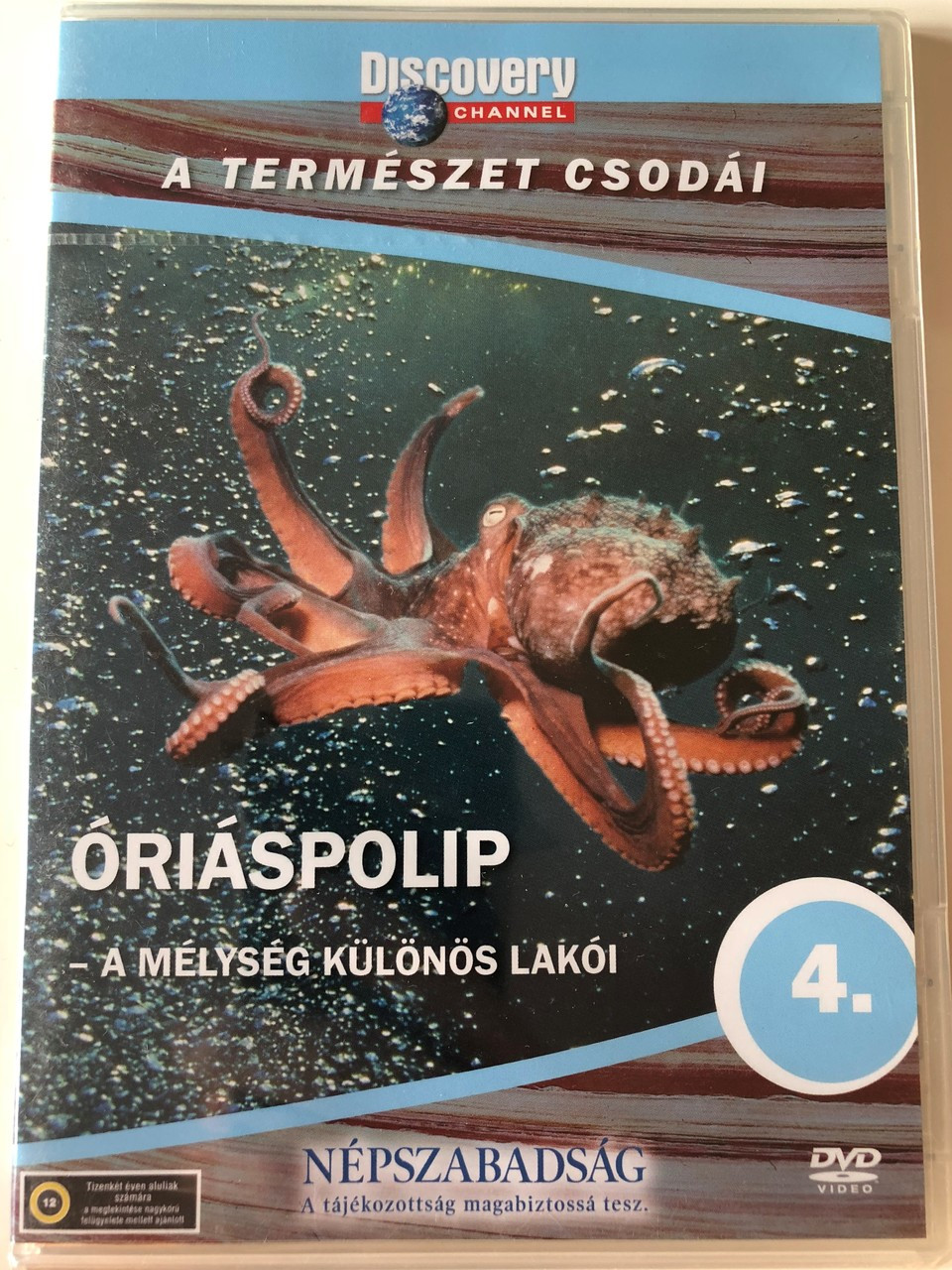 Discovery Channel Wonders of Nature: Óriáspolip - A mélység különös lakói / Octopus  DVD / Audio: English, Hungarian - bibleinmylanguage