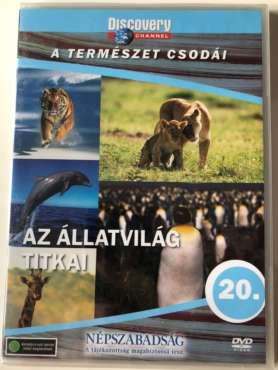 Discovery Channel Wonders of Nature: Az állatvilág titkai / Body By Nature  - Secrets of Animals DVD / Audio: English, Hungarian - bibleinmylanguage