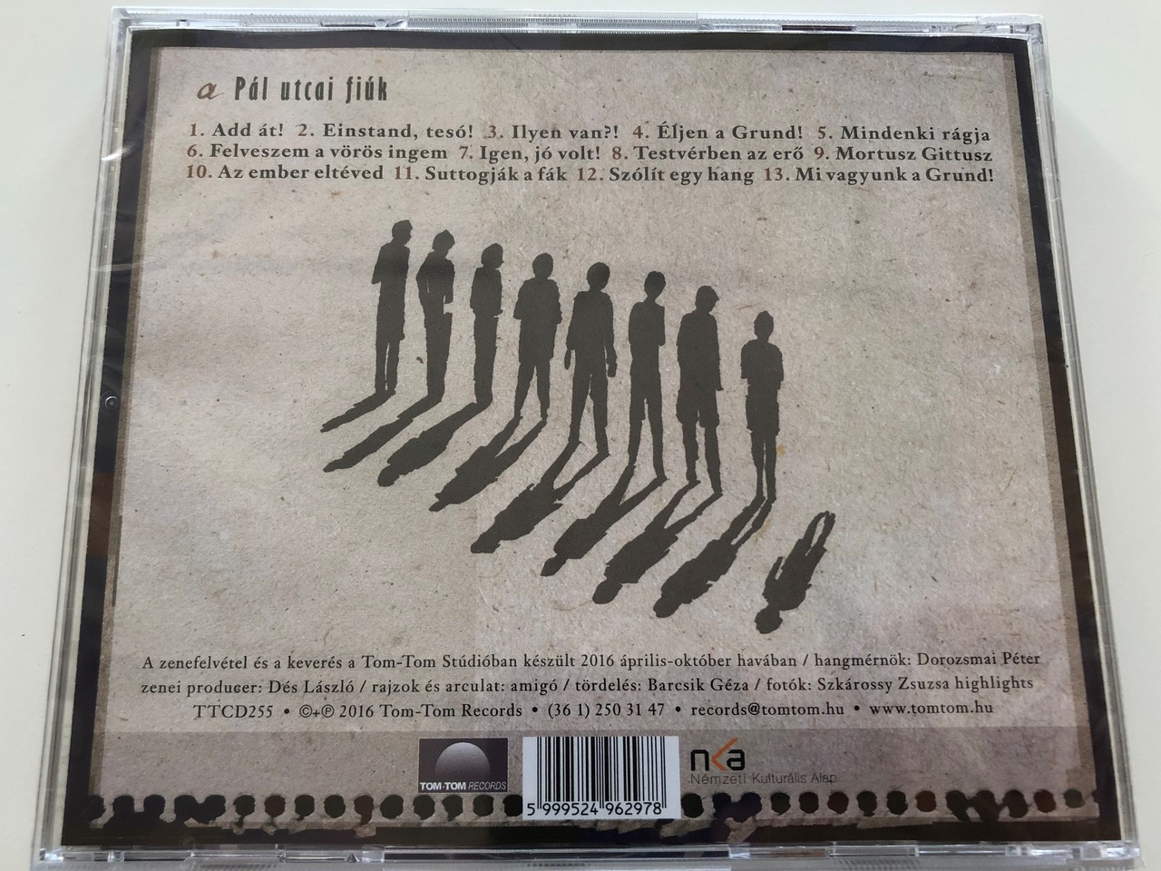 A Pál utcai Fiúk (musical CD) / Directed by Marton László rendező /  Producer: Dés László / Dés László és Geszti Péter Vígszínház -  bibleinmylanguage