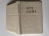 Novi Zavjet / New Testament in Croatian Language / White Leather Bound / Golden Edges / I. Saric translation (9789536709953)