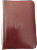 The Holy Bible / Chinese Union Version (New Punctuation) / Maroon Leather bound, Golden Edges, Zipper / CUNPSS 37Z (M) / BSM 2006 / 聖經 (9812200274)