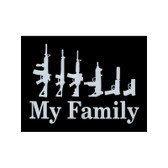 "My Family" Vinyl Vehicle Window Decal