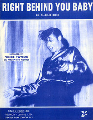 VINCE TAYLOR - RIGHT BEHIND YOU BABY