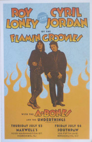 FLAMIN GROOVIES / A-BONES / UNDERTHINGS POSTER (2009)