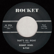 RONNY HINES - THAT'S ALL RIGHT