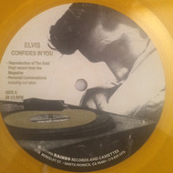 ELVIS PRESLEY - THE TRUTH ABOUT ME (10") GOLD VINYL