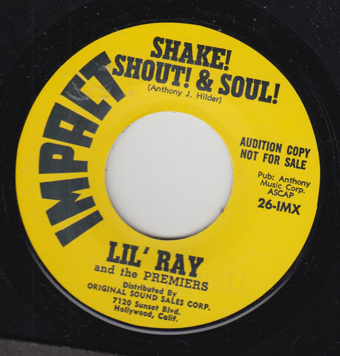Lil Ray The Premiers Shake Shout Soul Norton Records