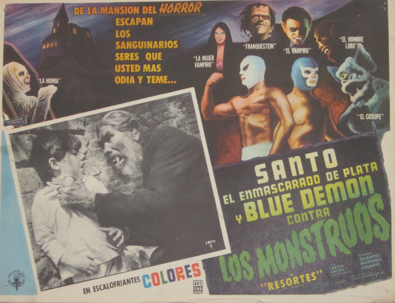 Santo Blue Demon Contra Los Monstrous Norton Records