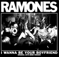 065 RAMONES - LTD CLEAR RED - I WANNA BE YOUR BOYFRIEND / JUDY IS A PUNK (clear red)