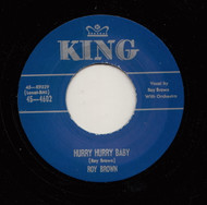ROY BROWN - HURRY HURRY BABY