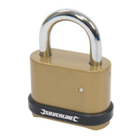 Silverline 50mm 4-Digit Combination Padlock