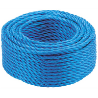 Blue Polypropylene Rope Mini Coil