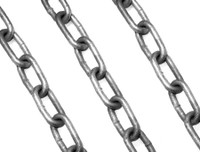 Mild Steel Straight Link Chain - Galvanised