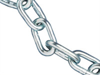 Mild Steel Straight Link Chain - Zinc Plated