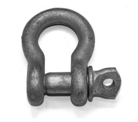 US Spec RR-C-271 Safety Pin Bow Shackles - Galvanised