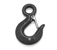 Red Painted Alloy Steel Eye Hook with Safety Catch