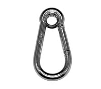 Stainless Steel Carbine Snap Hooks with Eyelet