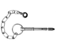 Sword Pin & Chain - Zinc Plated