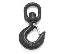 Red Painted Alloy Steel Swivel Hook with Safety Catch