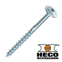 Heco Topix Flange Head Professional Timber Screws - Zinc Plated