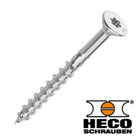 Heco Topix Countersunk Professional Timber Screws - Stainless Steel A2