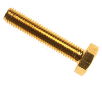 Hex Head Set Screws - Brass