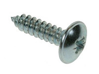 Pozi Flange Head Self-Tapping Screws - Bright Zinc Plated