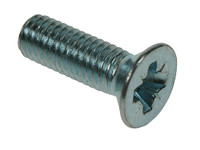 Pozi Csk Machine Screws - Bright Zinc Plated