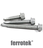 Ferrotek Hex Head Self-Drilling Screws - Light Section