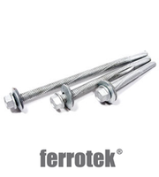 Ferrotek Hex Head Self-Drilling Screws (with Washer) - Heavy Section