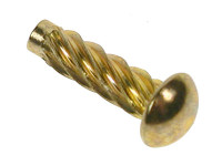 Type 'U' Hammer-Drive Screws - Electro Brassed