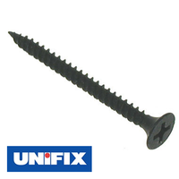 Unifix Bugle Head Drywall Screws - Black Phosphate (Pack of 200)