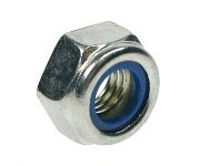 Nyloc Nuts Type 'T' - Bright Zinc Plated