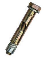 Hex Bolt Sleeve Anchors - Zinc & Yellow Passivated