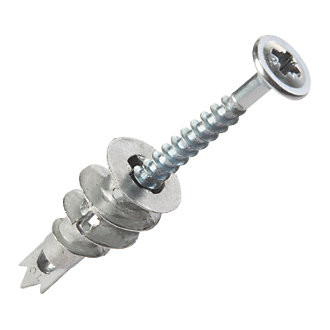 J-Plug Metal Plasterboard Fixings (with Screws) | Jandsfasteners.co.uk