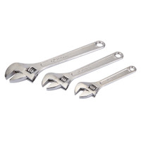 Silverline Adjustable Wrench Set - 3 piece