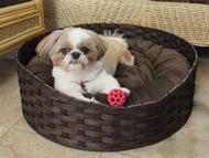 Deluxe Handwoven Dog Bed