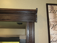 AFH96A  (Header)
6.625” X 96” Maple fascia header stained in ____(AAA).
AFL08A (Leg)
.3125” X 4.25” X 8’ Fluted maple leg stained in _____(AAA).
